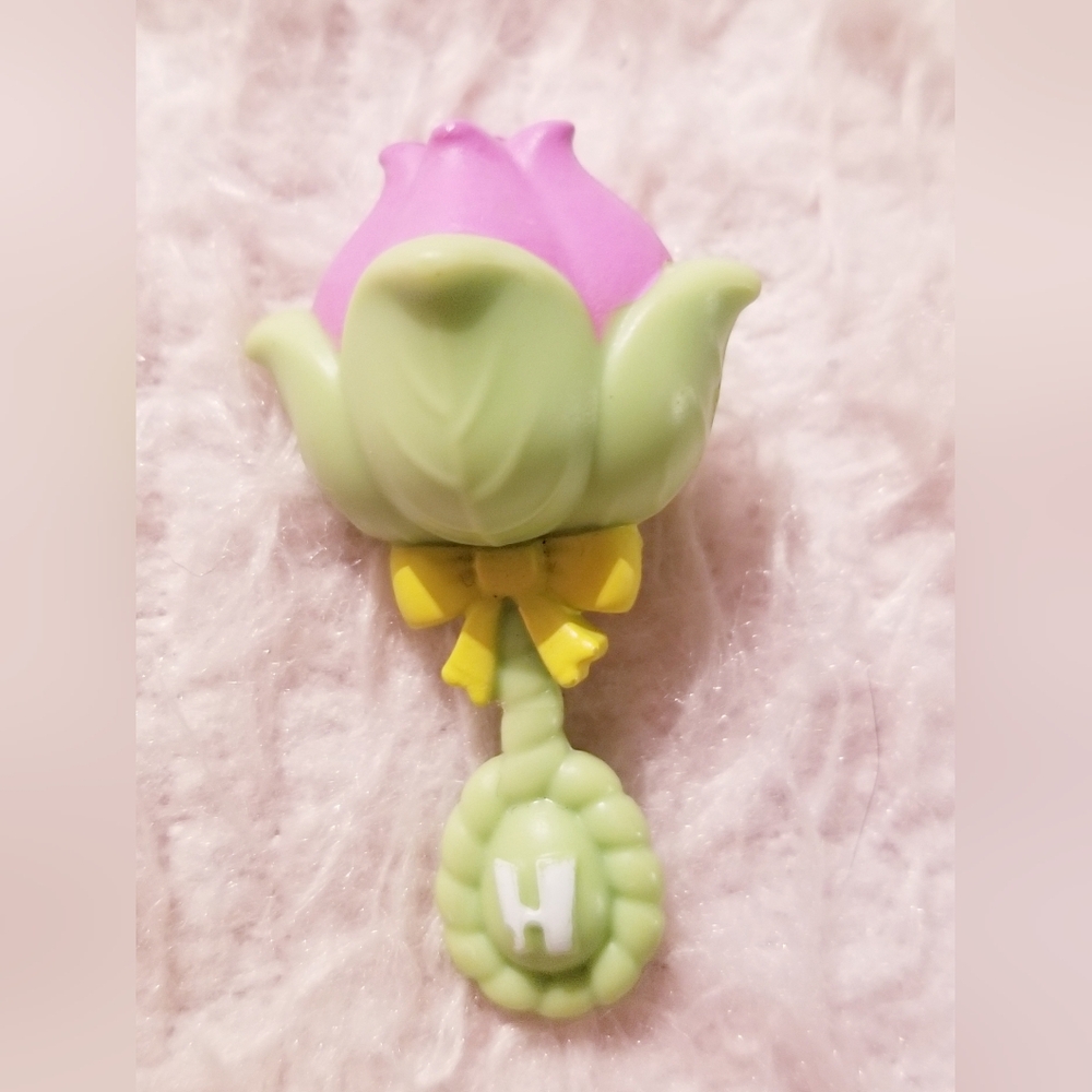 2016 Hatchimals HatchiBabies Rattle Purple Ponette Yellow Bow Baby Bird Flower